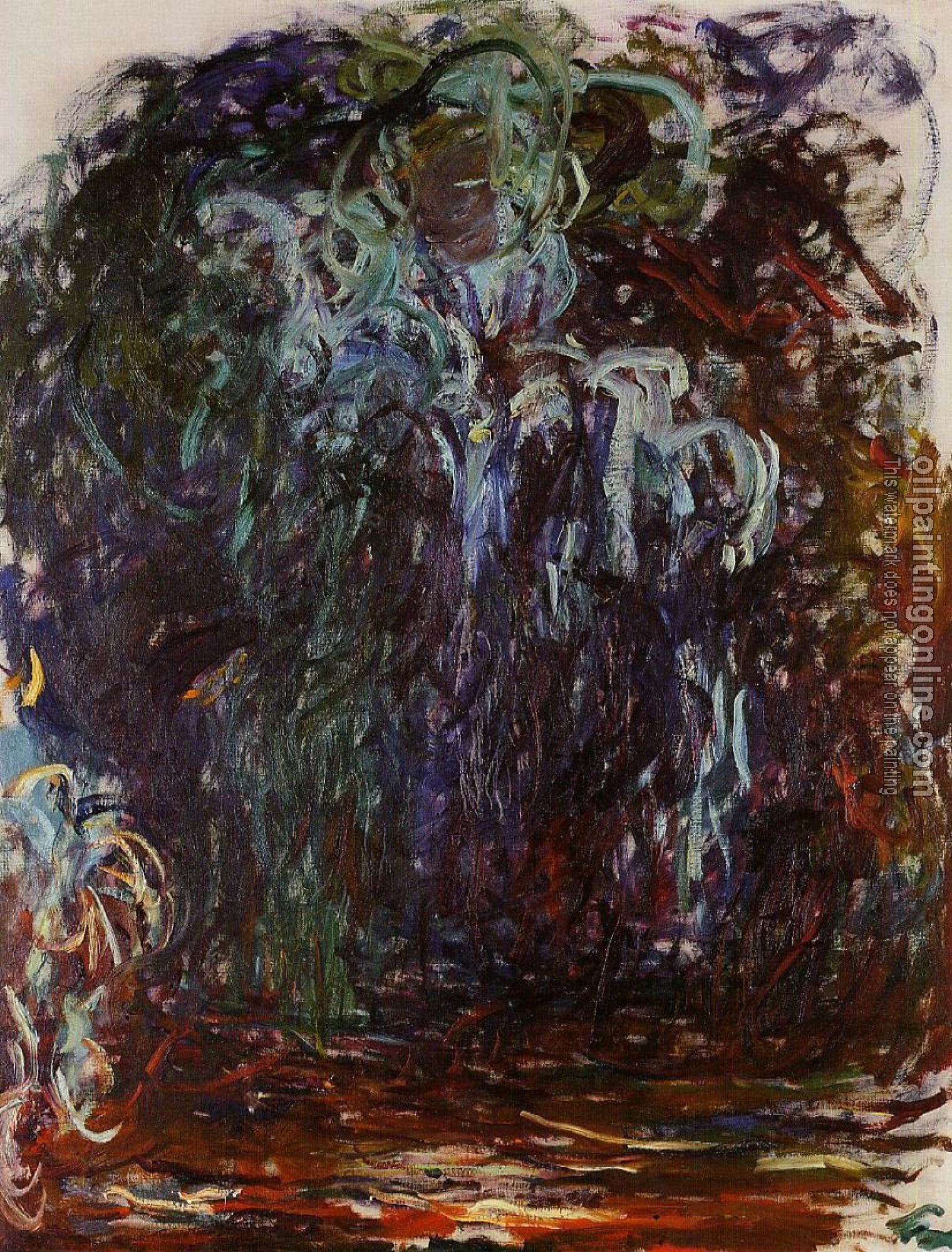 Monet, Claude Oscar - Weeping Willow